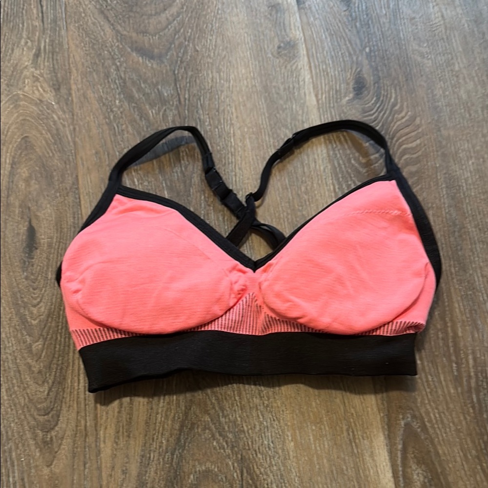 Lululemon Athletica Pink and Orange Sports Bra